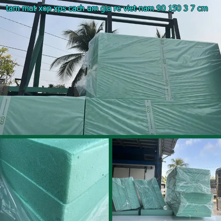 Kích thước tấm mút xốp XPS cách âm giá rẻ Viet Nam: 90*150*3.7 cm Kích thước tấm mút xốp XPS cách âm giá rẻ Viet Nam: 90*150*3.7 cm