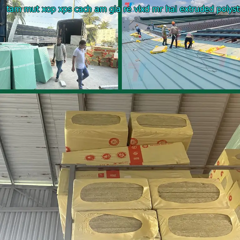 Chất liệu tấm mút xốp XPS cách âm giá rẻ VLXD Mr.HẢI: Extruded Polystyrene