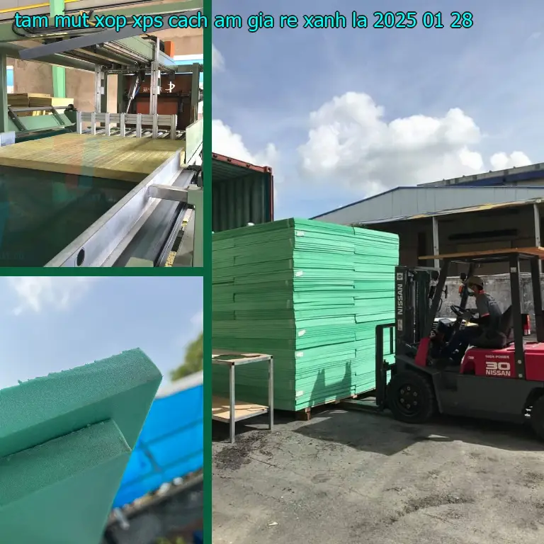 Ngày sản xuất tấm mút xốp XPS cách âm giá rẻ Xanh lá: 2025-01-28 Ngày sản xuất tấm mút xốp XPS cách âm giá rẻ Xanh lá: 2025-01-28