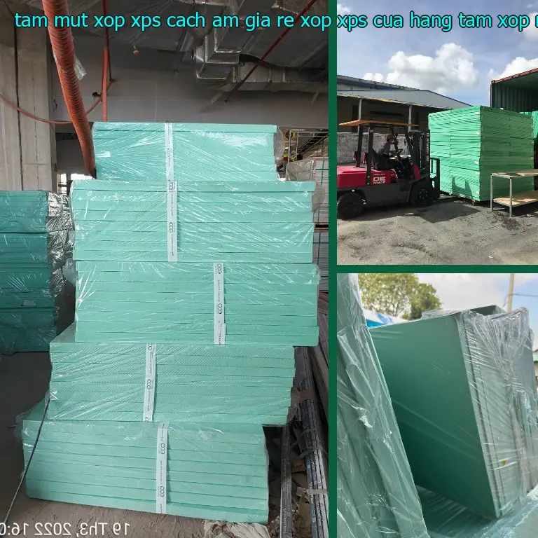 Nhà cung cấp tấm mút xốp XPS cách âm giá rẻ Xốp XPS: Cửa hàng tấm xốp Mr.HẢI
