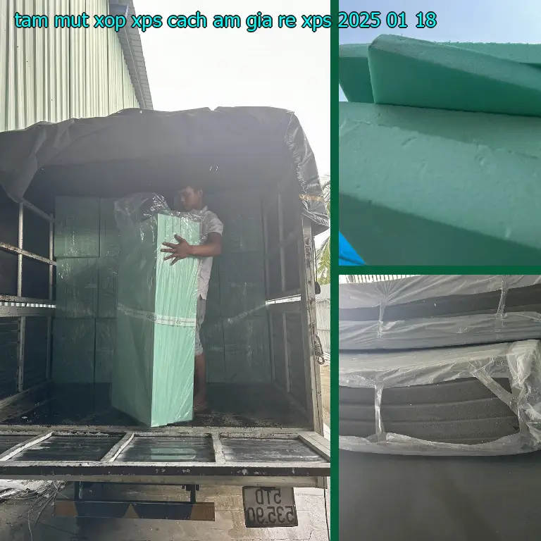 Ngày sản xuất tấm mút xốp XPS cách âm giá rẻ XPS: 2025-01-18