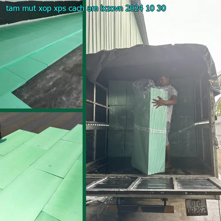 Ngày sản xuất tấm mút xốp XPS cách âm LXZOVN: 2024-10-30