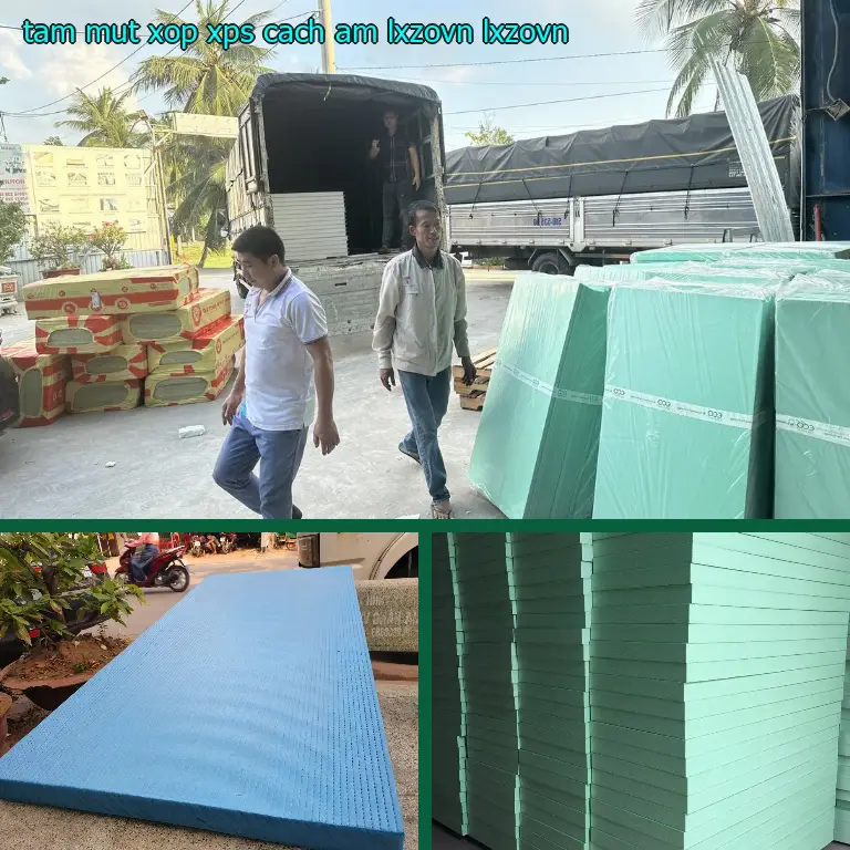 Model tấm mút xốp XPS cách âm LXZOVN: LXZOVN