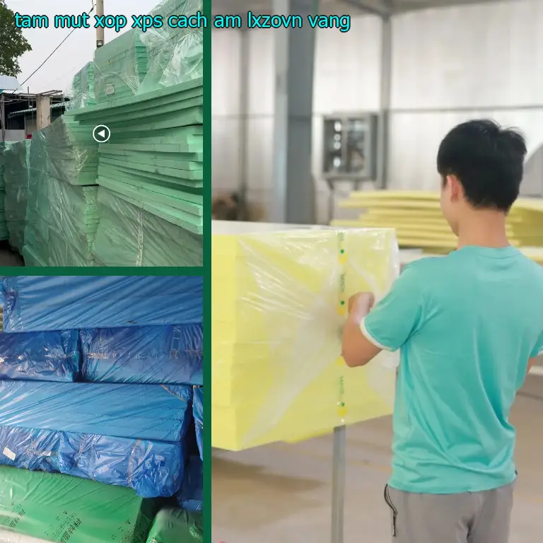 Màu sắc tấm mút xốp XPS cách âm LXZOVN: Vàng