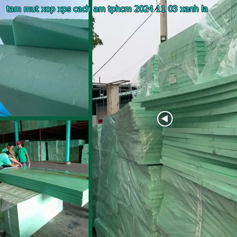 Màu sắc tấm mút xốp XPS cách âm TpHCM 2024-11-03: Xanh lá