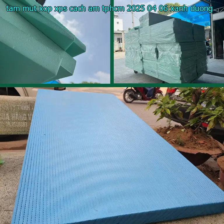 Màu sắc tấm mút xốp XPS cách âm TpHCM 2025-04-06: Xanh dương