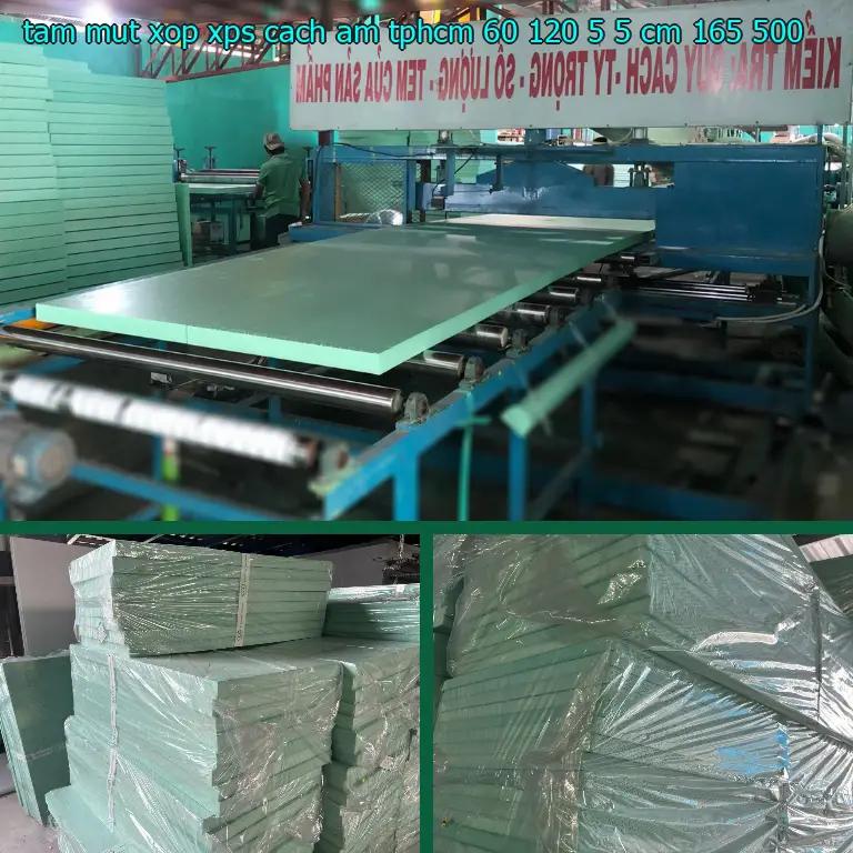 Đơn giá tấm mút xốp XPS cách âm TpHCM 60*120*5.5 cm: 165.500₫
