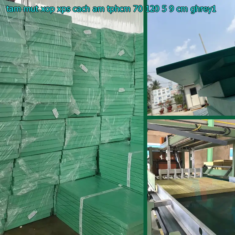 Model tấm mút xốp XPS cách âm TpHCM 70*120*5.9 cm: GHREY1 Model tấm mút xốp XPS cách âm TpHCM 70*120*5.9 cm: GHREY1