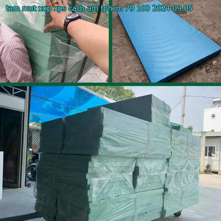 Ngày sản xuất tấm mút xốp XPS cách âm TpHCM 79.100₫: 2024-09-05