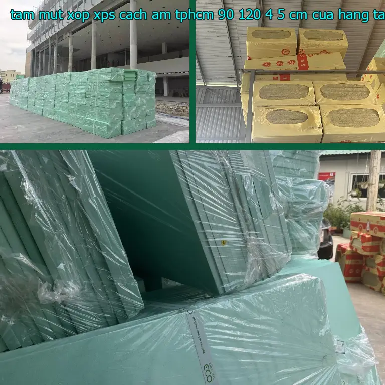 Nhà cung cấp tấm mút xốp XPS cách âm TpHCM 90*120*4.5 cm: Cửa hàng tấm xốp Mr.HẢI