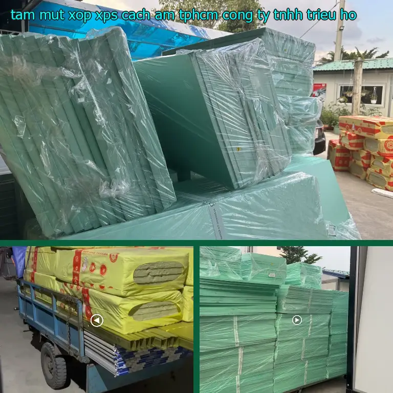 Tấm mút xốp XPS cách âm TpHCM Công ty TNHH Triệu Hổ