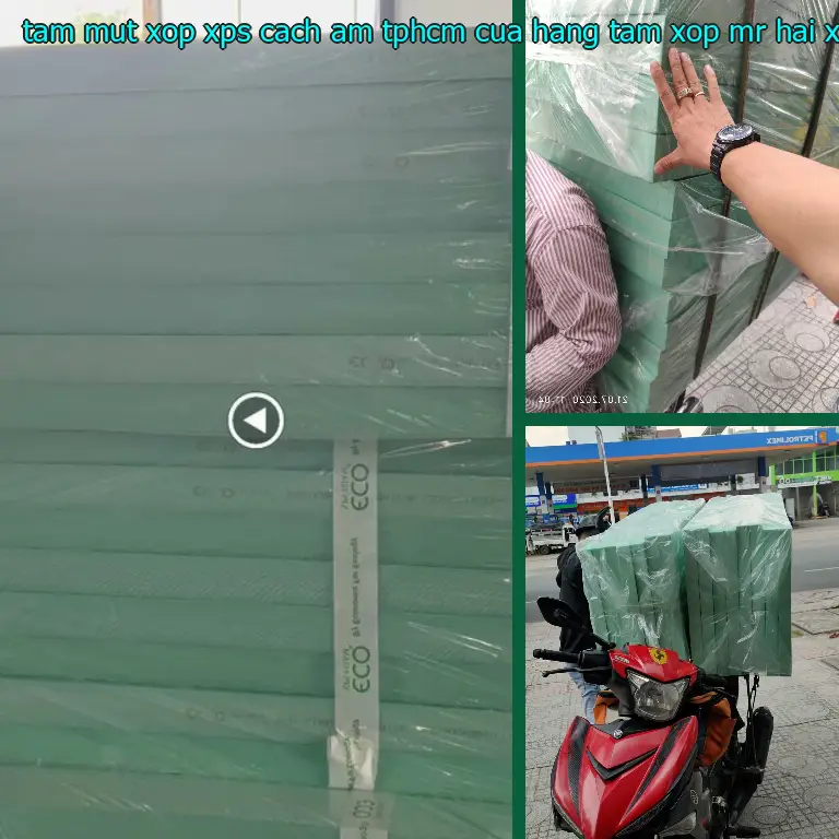 Màu sắc tấm mút xốp XPS cách âm TpHCM Cửa hàng tấm xốp Mr.HẢI: Xanh dương