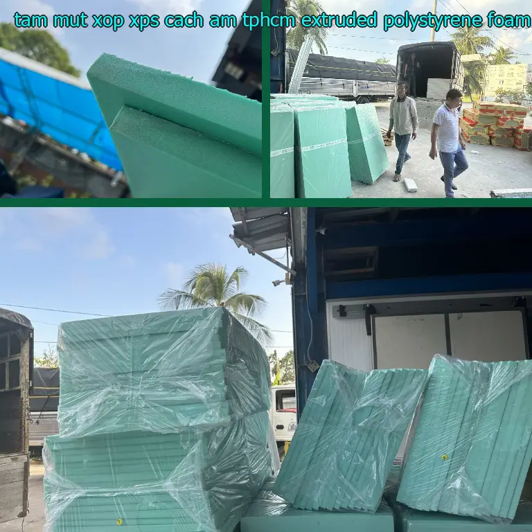 Model tấm mút xốp XPS cách âm TpHCM Extruded Polystyrene Foam: 5TSJC2