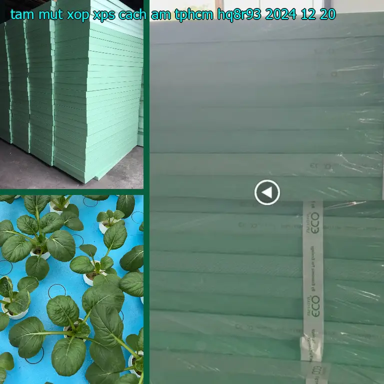 Ngày sản xuất tấm mút xốp XPS cách âm TpHCM HQ8R93: 2024-12-20 Ngày sản xuất tấm mút xốp XPS cách âm TpHCM HQ8R93: 2024-12-20
