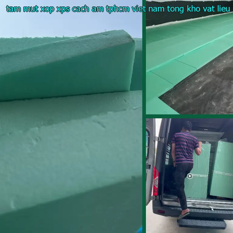 Nhà sản xuất tấm mút xốp XPS cách âm TpHCM Viet Nam: Tổng kho vật liệu Việt Hưng