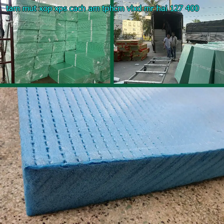 Giá tấm mút xốp XPS cách âm TpHCM VLXD Mr.HẢI: 127.400₫ Giá tấm mút xốp XPS cách âm TpHCM VLXD Mr.HẢI: 127.400₫