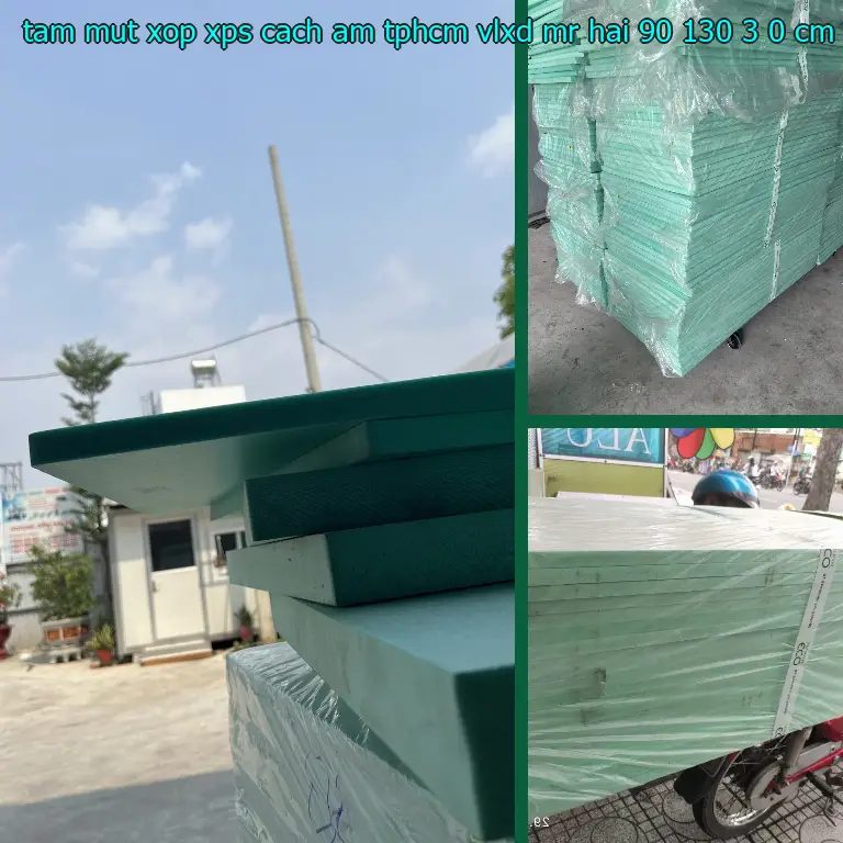 Kích thước tấm mút xốp XPS cách âm TpHCM VLXD Mr.HẢI: 90*130*3.0 cm Kích thước tấm mút xốp XPS cách âm TpHCM VLXD Mr.HẢI: 90*130*3.0 cm