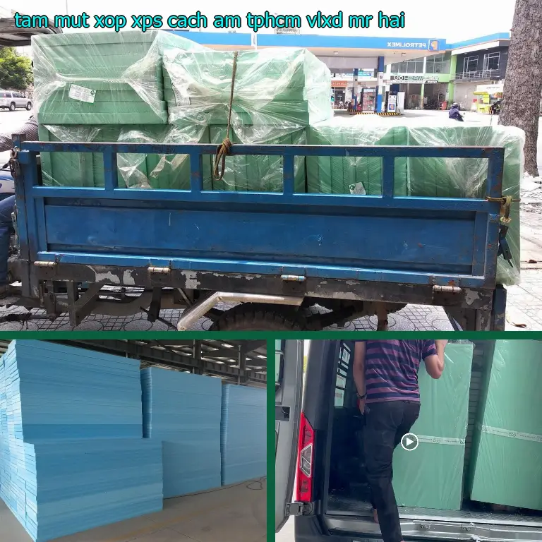 Tấm mút xốp XPS cách âm TpHCM VLXD Mr.HẢI