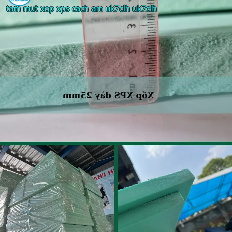 Model tấm mút xốp XPS cách âm UK7CLH: UK7CLH Model tấm mút xốp XPS cách âm UK7CLH: UK7CLH