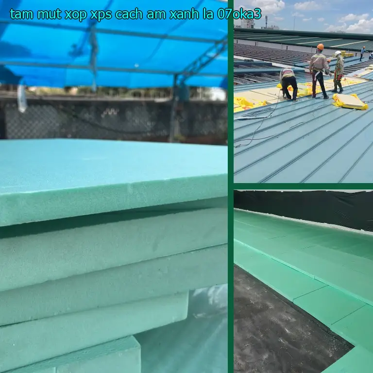 Model tấm mút xốp XPS cách âm Xanh lá: 07OKA3 Model tấm mút xốp XPS cách âm Xanh lá: 07OKA3