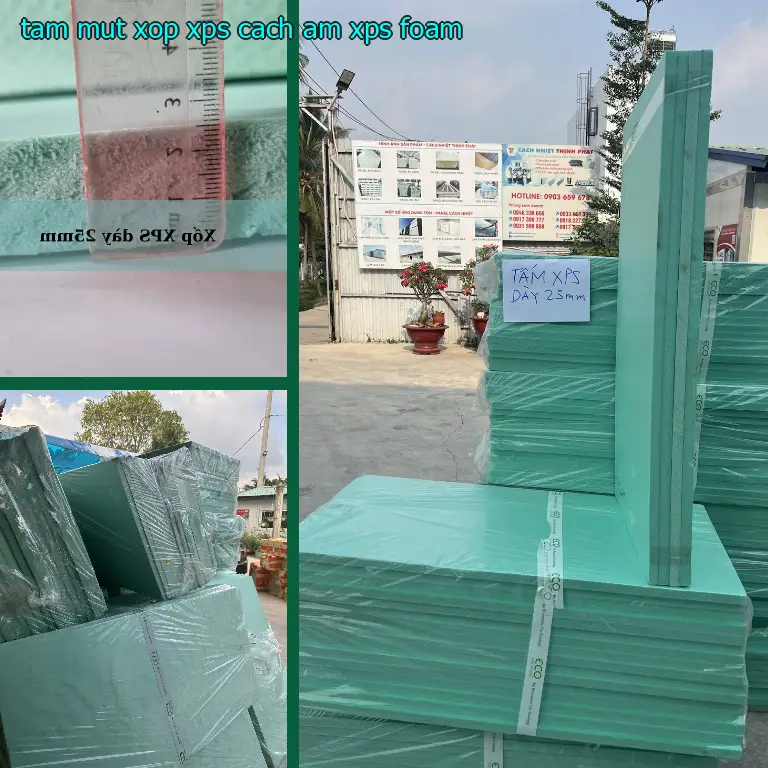 Tấm mút xốp XPS cách âm XPS Foam