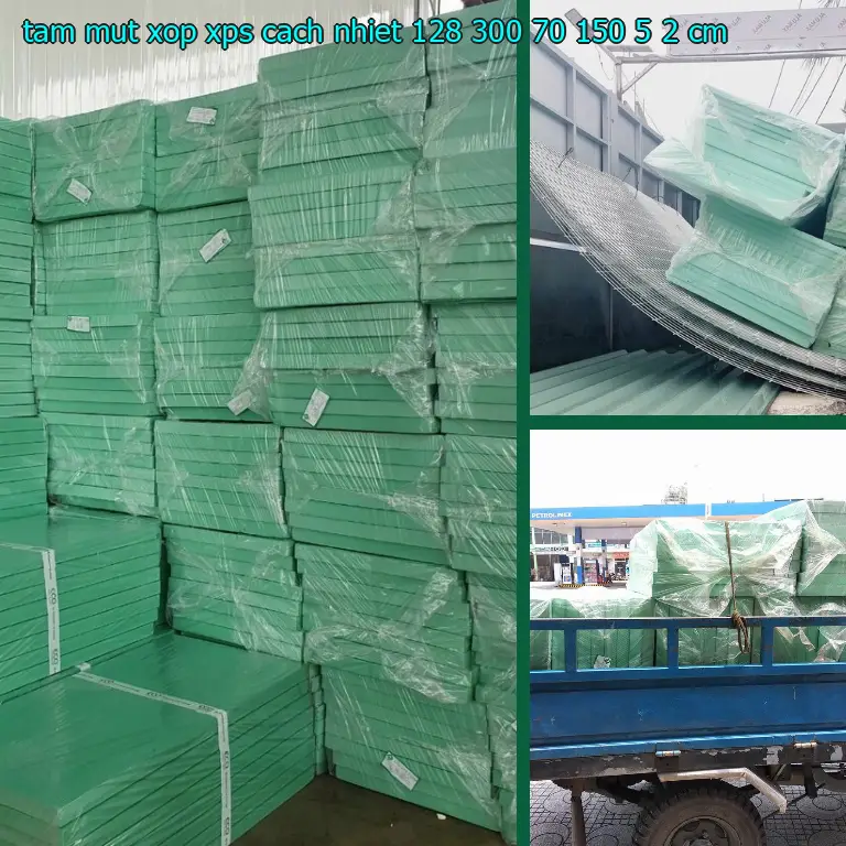 Kích thước tấm mút xốp XPS cách nhiệt 128.300₫: 70*150*5.2 cm Kích thước tấm mút xốp XPS cách nhiệt 128.300₫: 70*150*5.2 cm