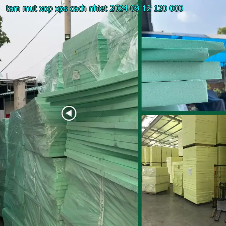 Đơn giá tấm mút xốp XPS cách nhiệt 2024-09-12: 120.000₫ Đơn giá tấm mút xốp XPS cách nhiệt 2024-09-12: 120.000₫