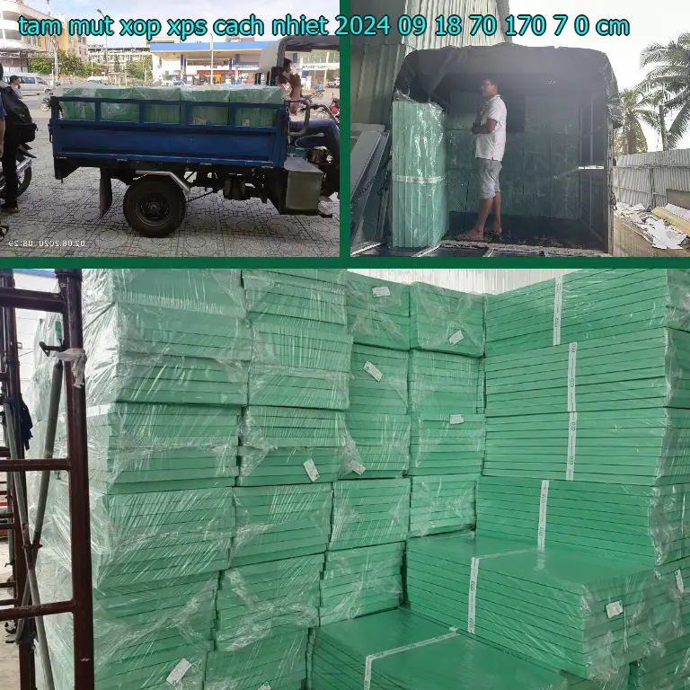 Kích thước tấm mút xốp XPS cách nhiệt 2024-09-18: 70*170*7.0 cm