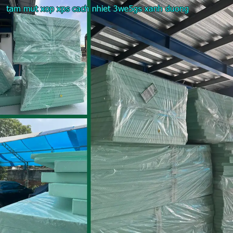 Màu sắc tấm mút xốp XPS cách nhiệt 3WE5GS: Xanh dương