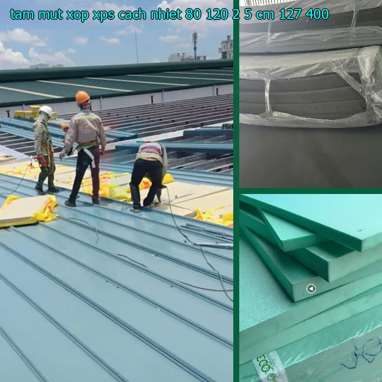 Đơn giá tấm mút xốp XPS cách nhiệt 80*120*2.5 cm: 127.400₫ Đơn giá tấm mút xốp XPS cách nhiệt 80*120*2.5 cm: 127.400₫