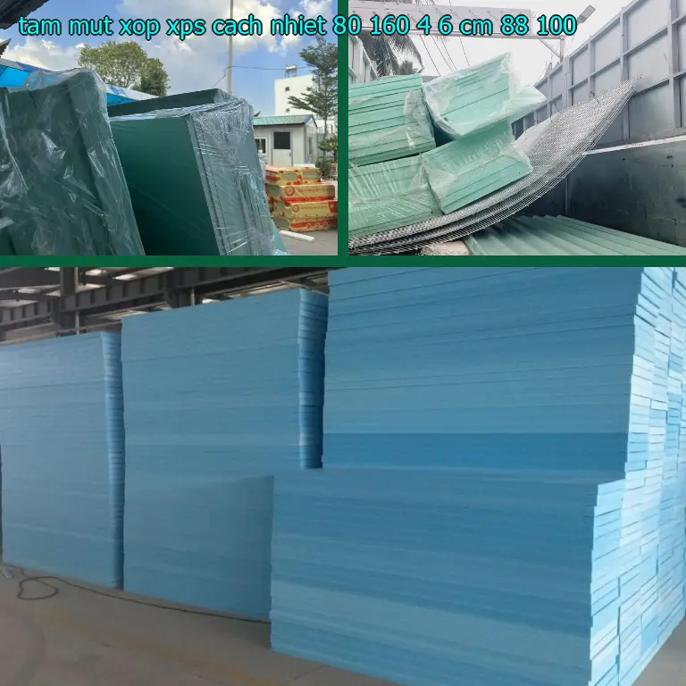 Đơn giá tấm mút xốp XPS cách nhiệt 80*160*4.6 cm: 88.100₫ Đơn giá tấm mút xốp XPS cách nhiệt 80*160*4.6 cm: 88.100₫