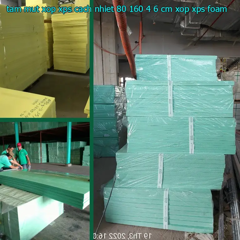 Danh mục tấm mút xốp XPS cách nhiệt 80*160*4.6 cm: Xốp XPS Foam Danh mục tấm mút xốp XPS cách nhiệt 80*160*4.6 cm: Xốp XPS Foam