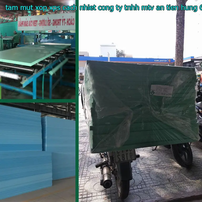Kích thước tấm mút xốp XPS cách nhiệt Công ty TNHH MTV An Tiến Hưng: 60*130*6.1 cm Kích thước tấm mút xốp XPS cách nhiệt Công ty TNHH MTV An Tiến Hưng: 60*130*6.1 cm