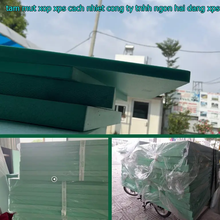 Chất liệu tấm mút xốp XPS cách nhiệt Công ty TNHH Ngọn Hải Đăng: XPS