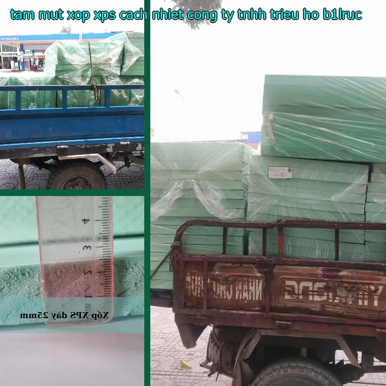 Model tấm mút xốp XPS cách nhiệt Công ty TNHH Triệu Hổ: B1LRUC Model tấm mút xốp XPS cách nhiệt Công ty TNHH Triệu Hổ: B1LRUC