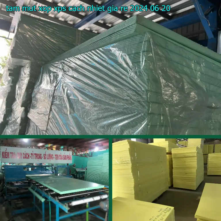 Tấm mút xốp XPS cách nhiệt giá rẻ 2024-06-20