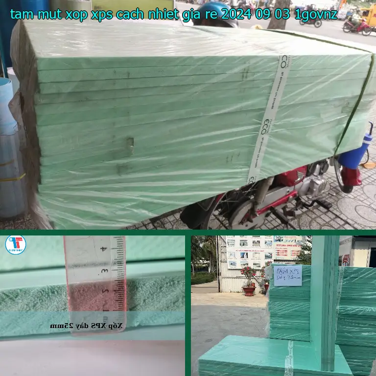 Model tấm mút xốp XPS cách nhiệt giá rẻ 2024-09-03: 1GOVNZ