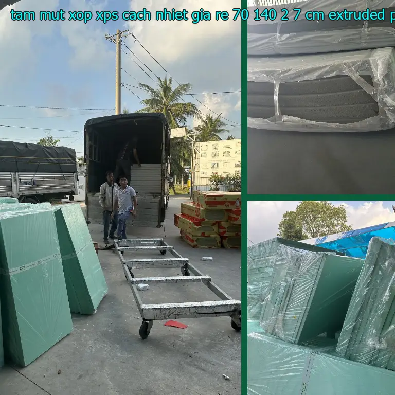 Chất liệu tấm mút xốp XPS cách nhiệt giá rẻ 70*140*2.7 cm: Extruded Polystyrene Chất liệu tấm mút xốp XPS cách nhiệt giá rẻ 70*140*2.7 cm: Extruded Polystyrene