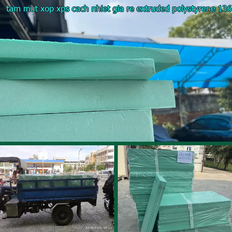Giá tấm mút xốp XPS cách nhiệt giá rẻ Extruded Polystyrene: 136.300₫ Giá tấm mút xốp XPS cách nhiệt giá rẻ Extruded Polystyrene: 136.300₫
