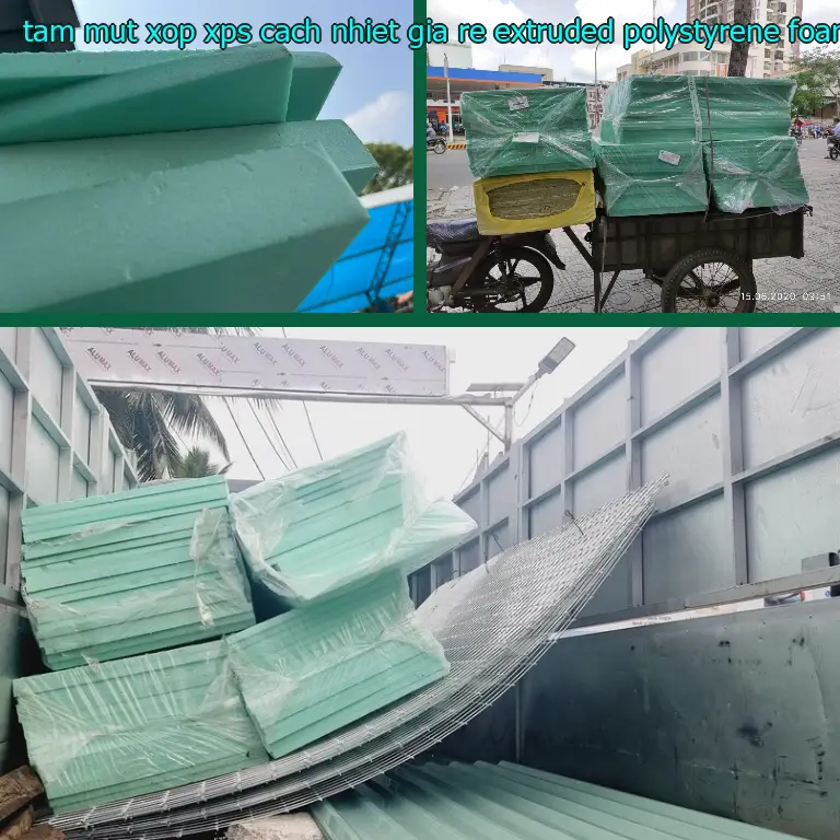 Tấm mút xốp XPS cách nhiệt giá rẻ Extruded Polystyrene Foam