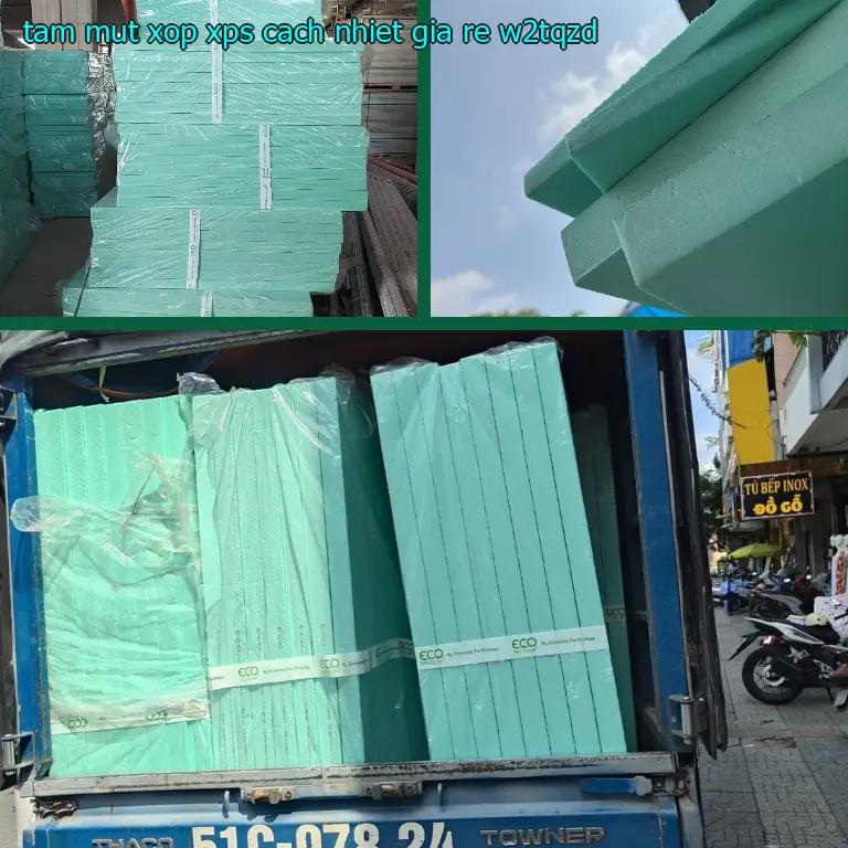 Tấm mút xốp XPS cách nhiệt giá rẻ W2TQZD