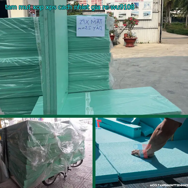 Tấm mút xốp XPS cách nhiệt giá rẻ WU9108