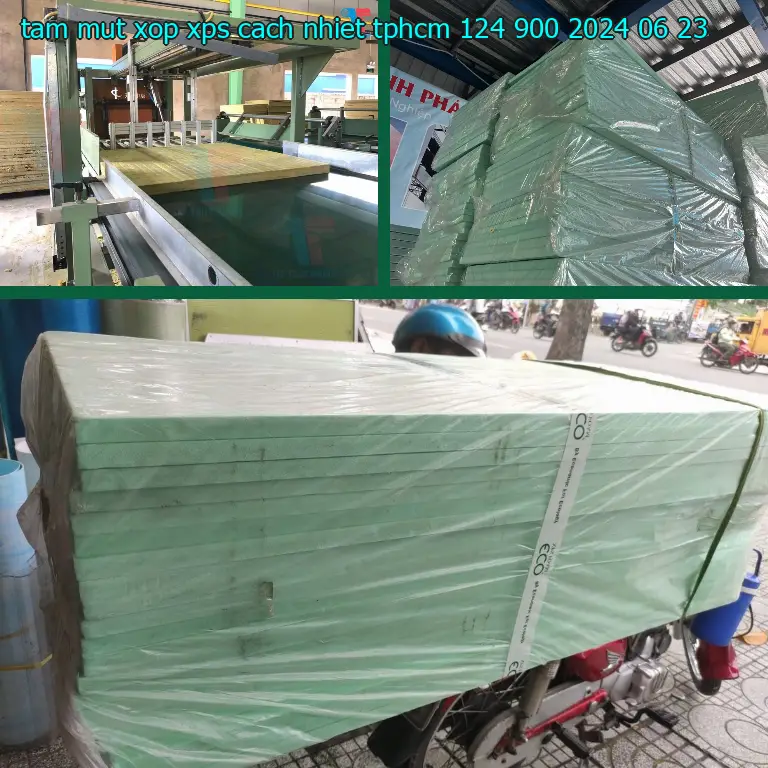 Ngày sản xuất tấm mút xốp XPS cách nhiệt TpHCM 124.900₫: 2024-06-23 Ngày sản xuất tấm mút xốp XPS cách nhiệt TpHCM 124.900₫: 2024-06-23
