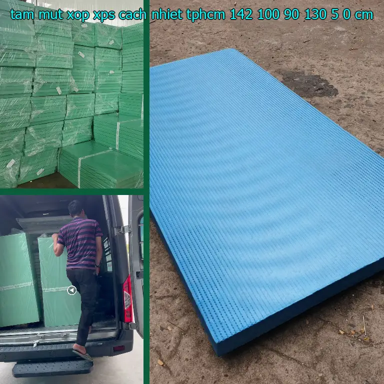 Kích thước tấm mút xốp XPS cách nhiệt TpHCM 142.100₫: 90*130*5.0 cm Kích thước tấm mút xốp XPS cách nhiệt TpHCM 142.100₫: 90*130*5.0 cm