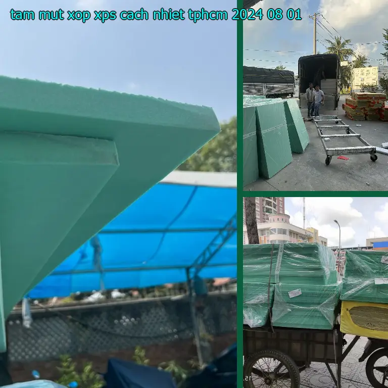 Tấm mút xốp XPS cách nhiệt TpHCM 2024-08-01