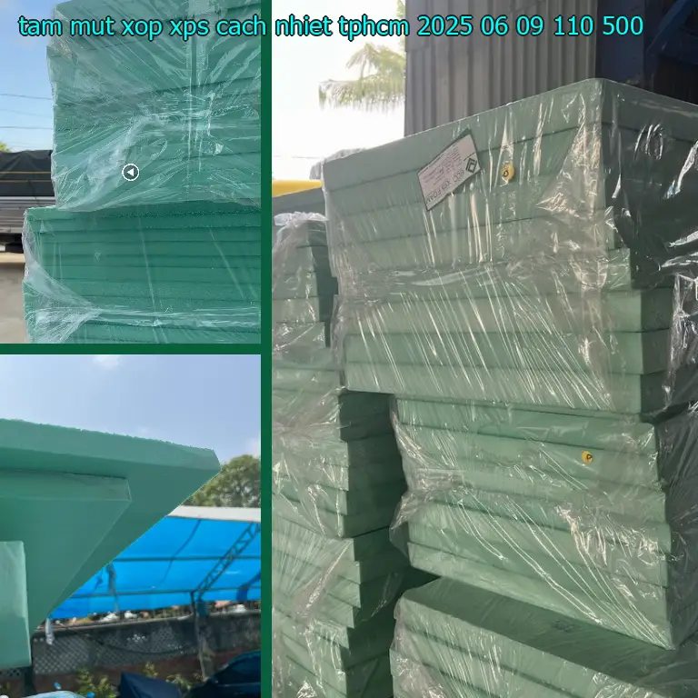 Đơn giá tấm mút xốp XPS cách nhiệt TpHCM 2025-06-09: 110.500₫