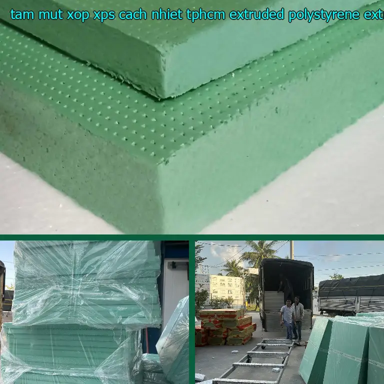 Chất liệu tấm mút xốp XPS cách nhiệt TpHCM Extruded Polystyrene: Extruded Polystyrene Chất liệu tấm mút xốp XPS cách nhiệt TpHCM Extruded Polystyrene: Extruded Polystyrene