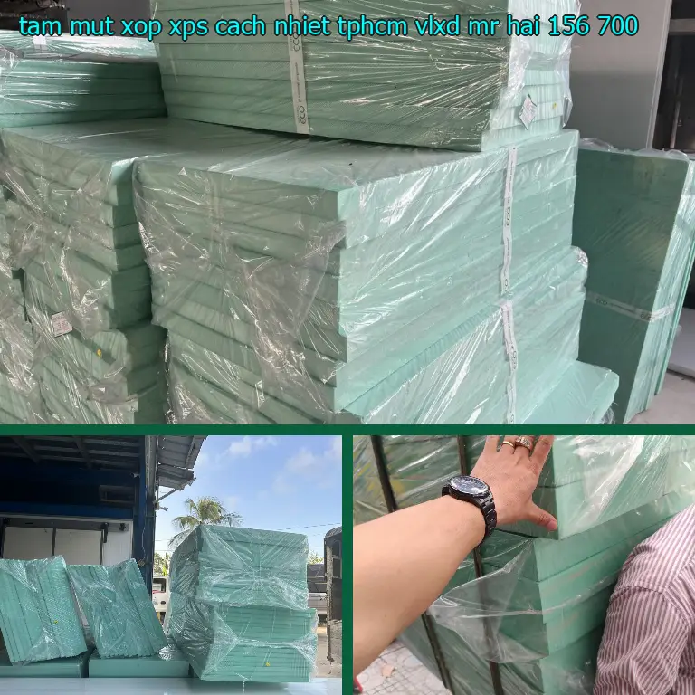 Đơn giá tấm mút xốp XPS cách nhiệt TpHCM VLXD Mr.HẢI: 156.700₫ Đơn giá tấm mút xốp XPS cách nhiệt TpHCM VLXD Mr.HẢI: 156.700₫