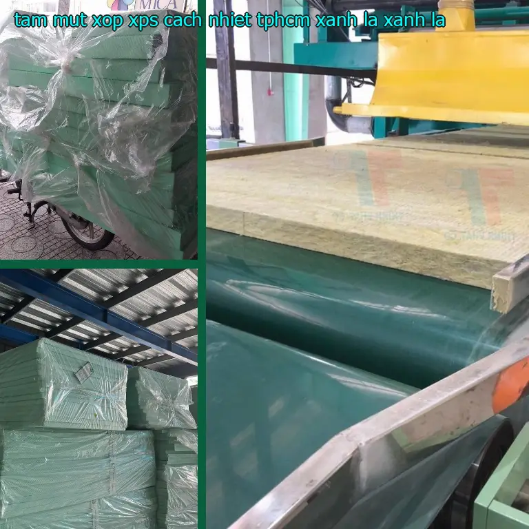 Màu sắc tấm mút xốp XPS cách nhiệt TpHCM Xanh lá: Xanh lá