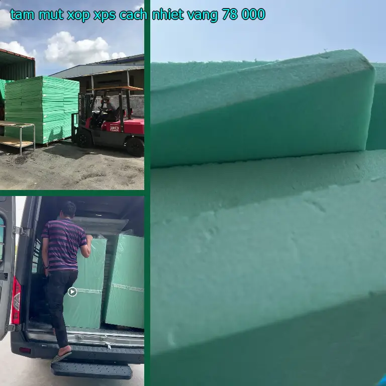 Đơn giá tấm mút xốp XPS cách nhiệt Vàng: 78.000₫ Đơn giá tấm mút xốp XPS cách nhiệt Vàng: 78.000₫